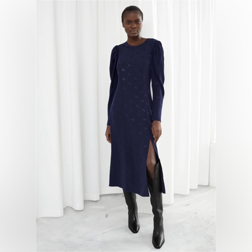 Navy Blue & Other Stories Dress NWT